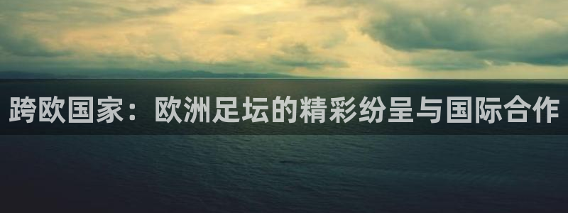  易游体育官网登录入口下载安装：跨欧国家：欧洲足坛的精彩纷呈与